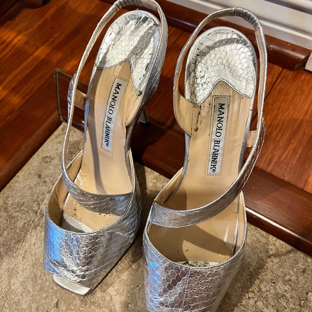 Manolo  Blahnik Python Shoes